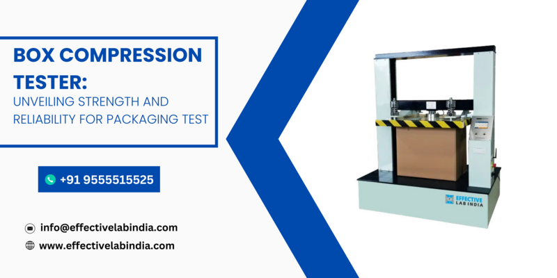 Box compression tester unveiling strength and reliability for packaging test